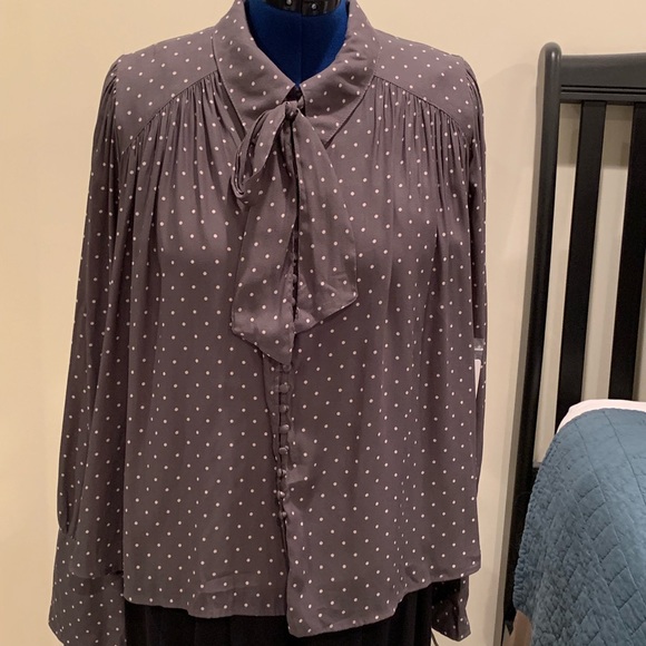 NWT Free People Swing Polka Dot Top - Picture 2 of 8